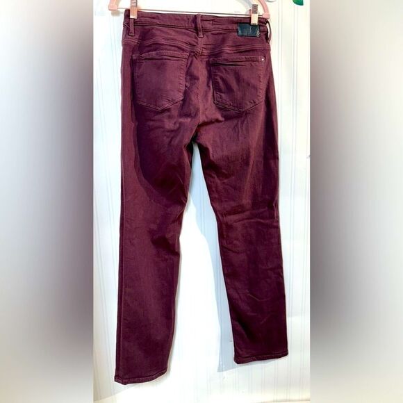 Mavi burgundy Kendra straight leg Jeans with Sophisticated Style Sz 28/30 - Picture 5 of 10